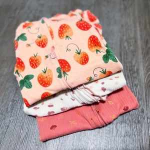 3-6 months girls sleeper lot